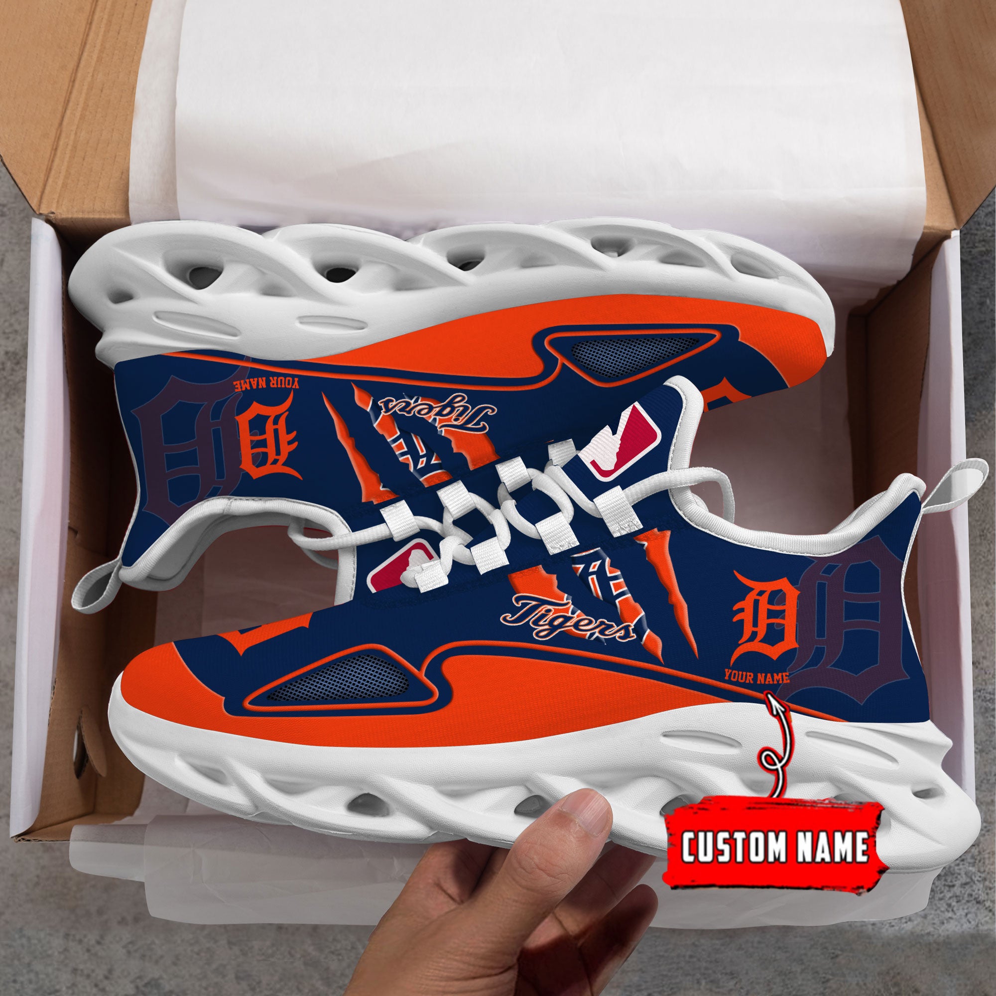 Ideafootwear Detroit Tigers Max Soul Shoes Sneakers For Men And Women