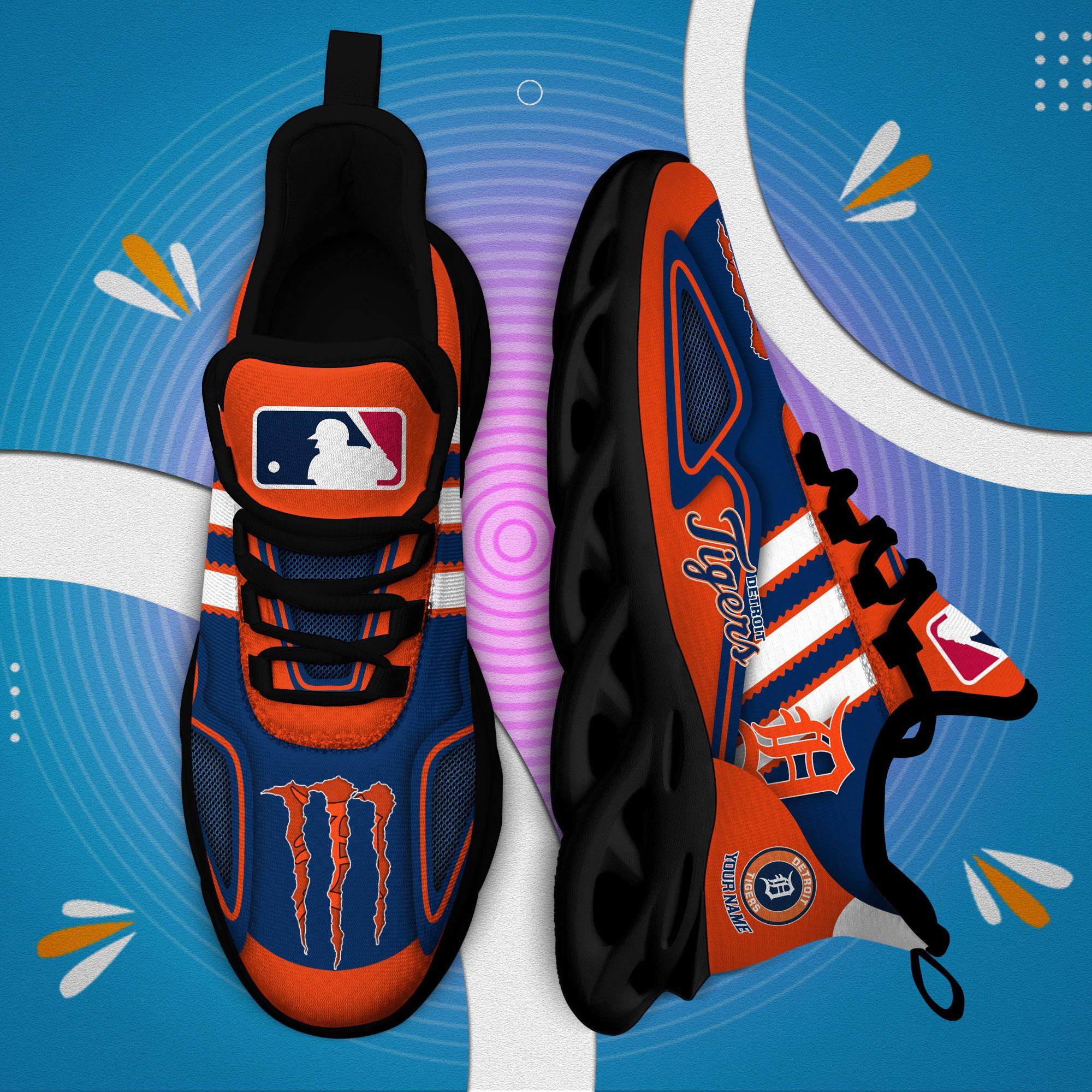 Ideafootwear Detroit Tigers Max Soul Shoes Sneakers For Men And Women