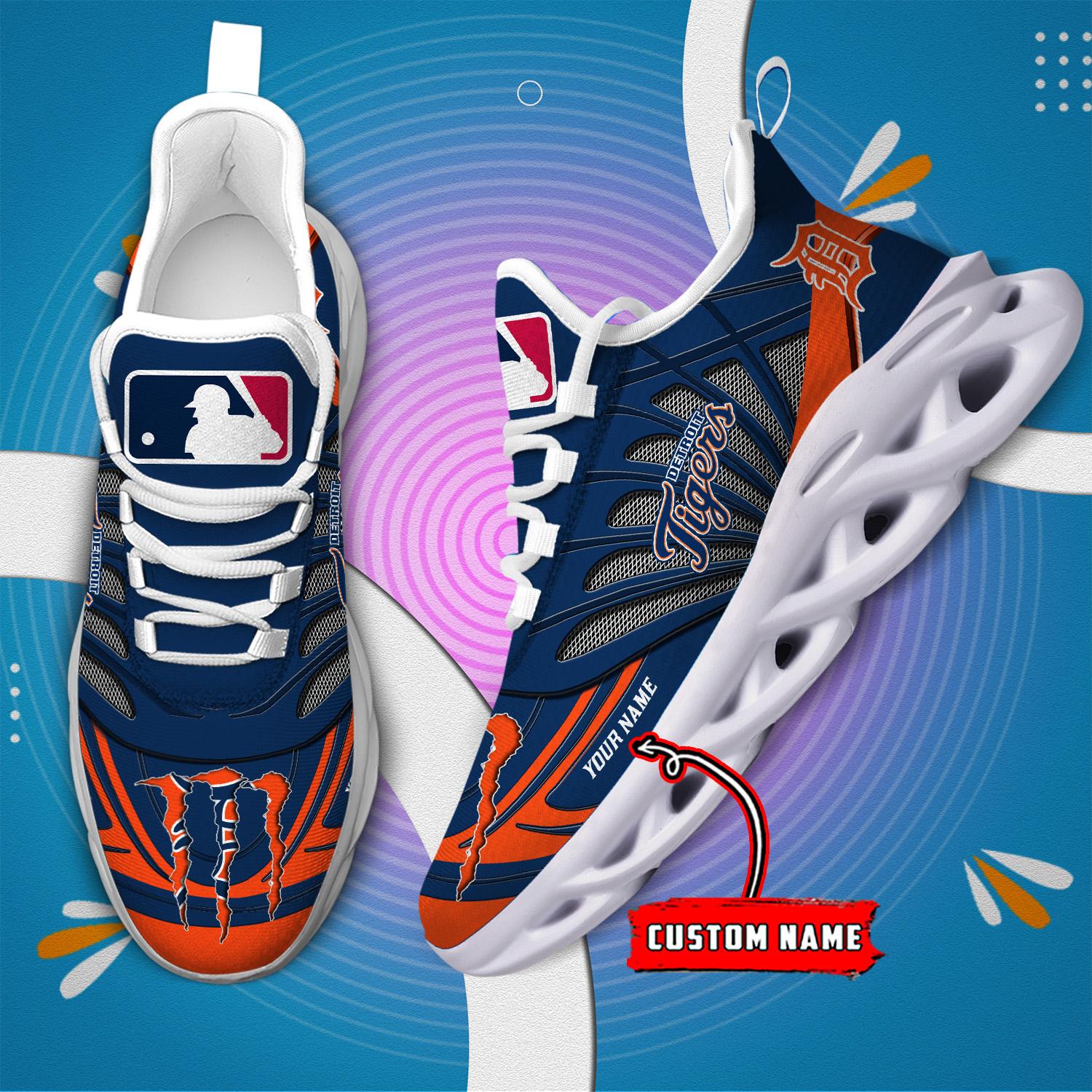 Ideafootwear Detroit Tigers Max Soul Shoes Sneakers For Men And Women