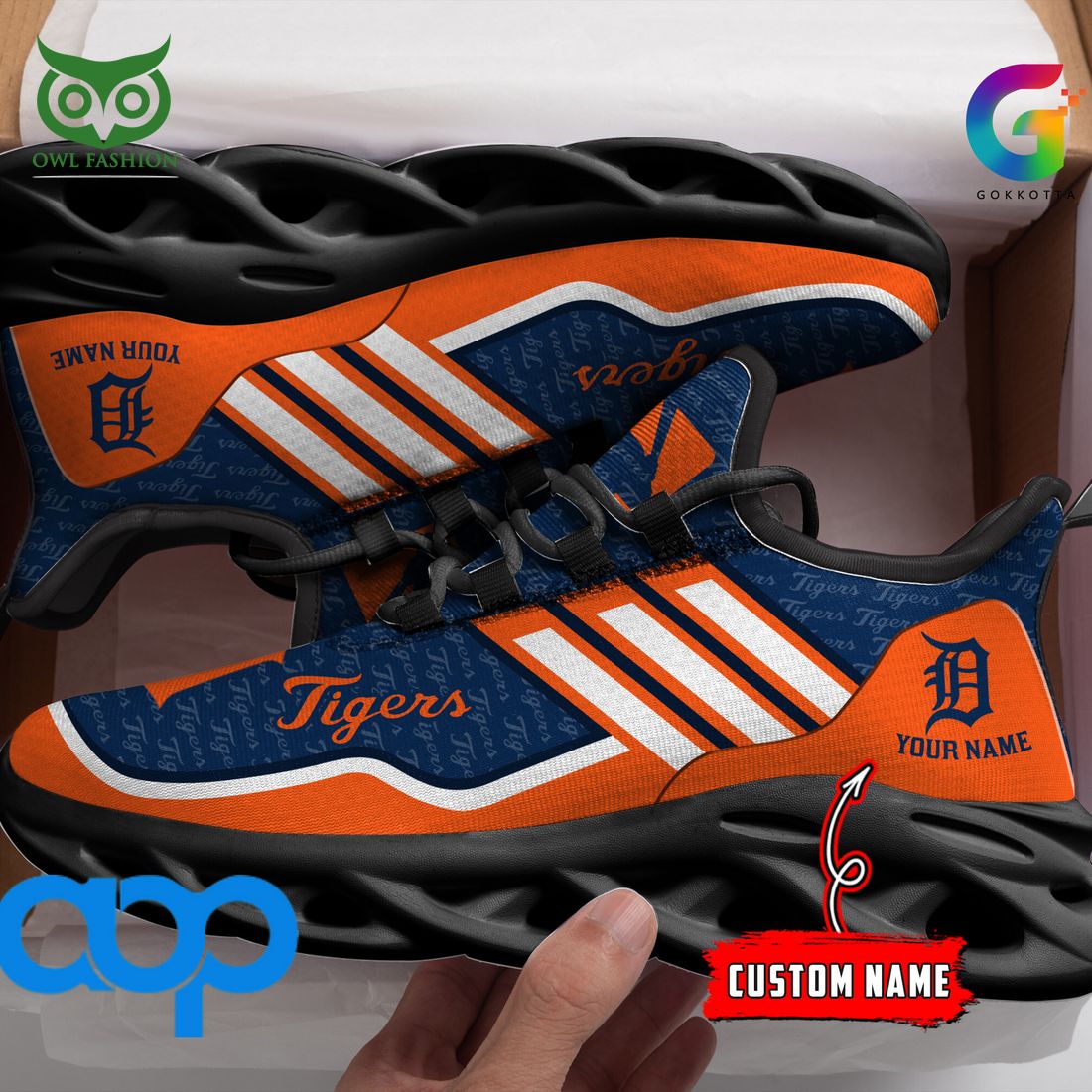Ideafootwear Detroit Tigers Max Soul Shoes Sneakers For Men And Women