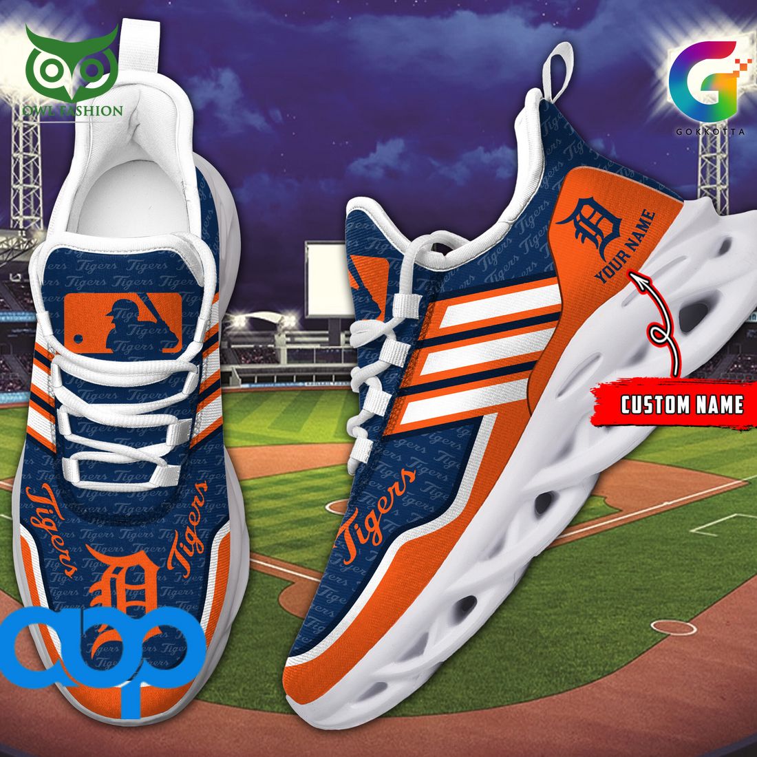 Ideafootwear Detroit Tigers Max Soul Shoes Sneakers For Men And Women