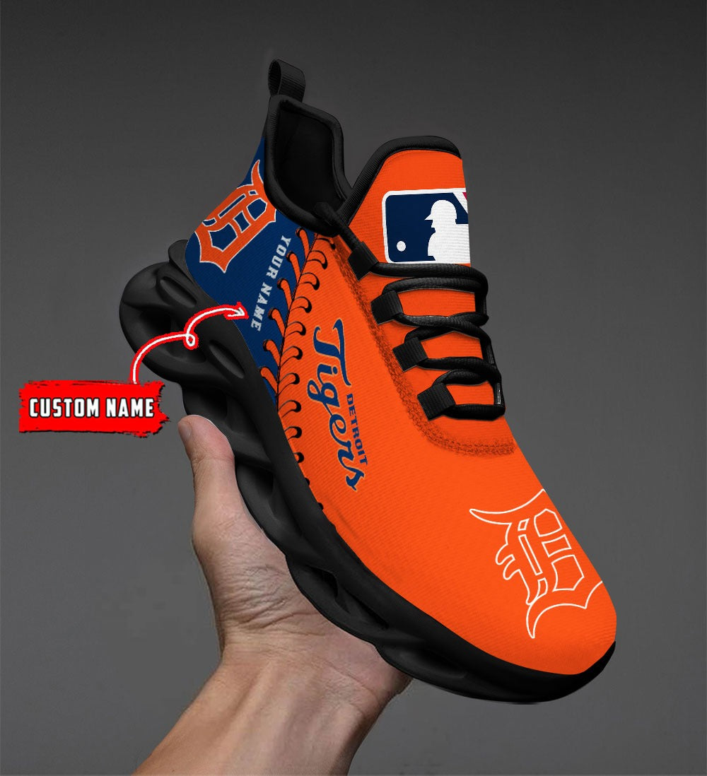 Ideafootwear Detroit Tigers MLB Max Soul Shoes Sneakers For Men And Women