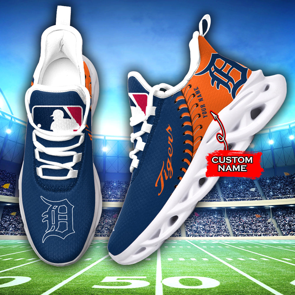 Ideafootwear Detroit Tigers MLB Max Soul Shoes Sneakers For Men And Women