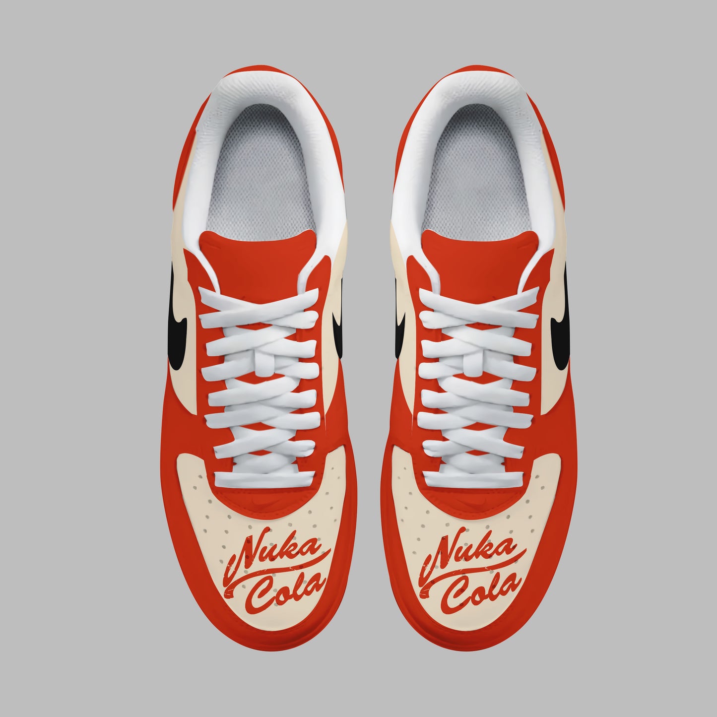 Ideafootwear Fallout Nuka Cola Air Low-Top Sneakers Shoes For Men And Women