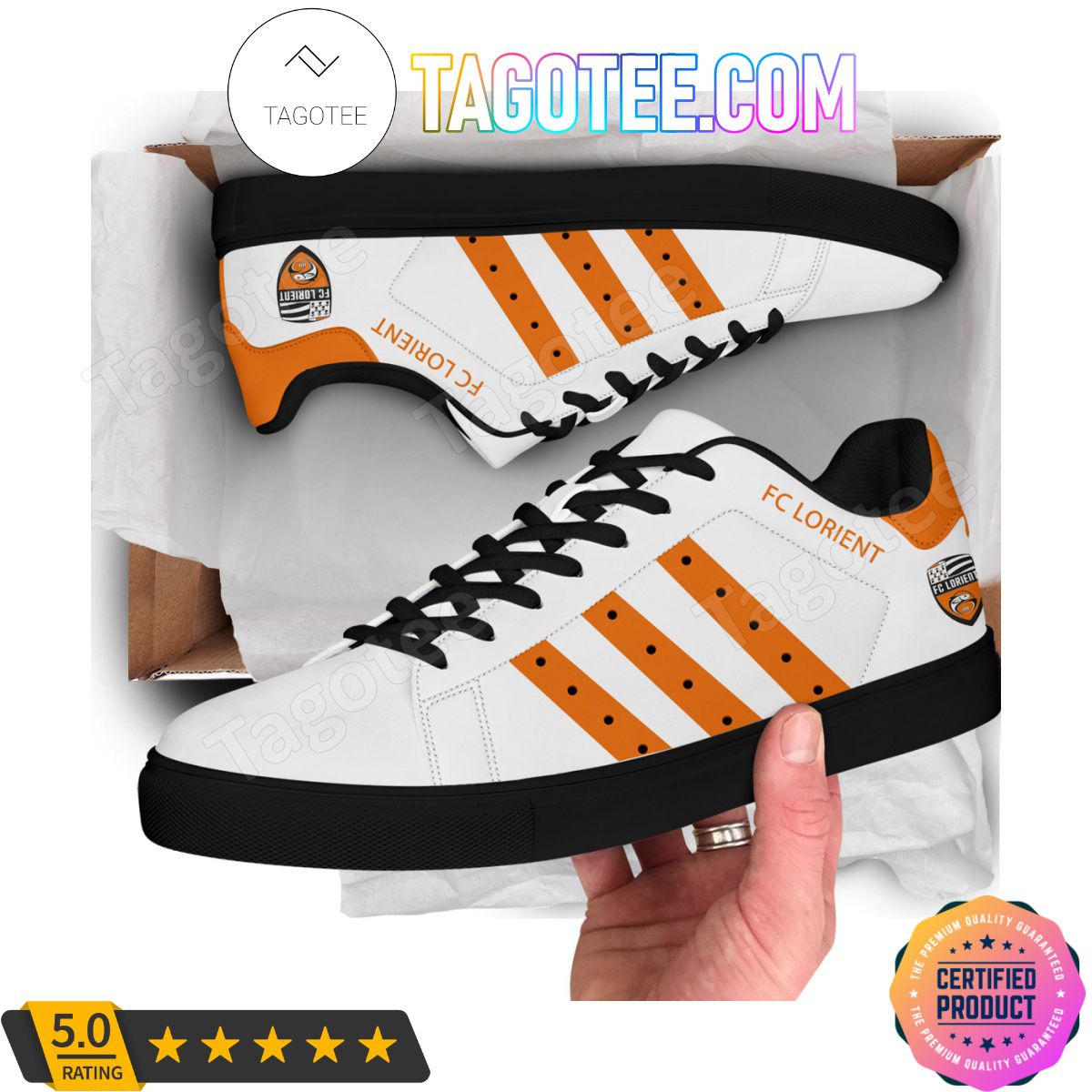 Ideafootwear FC Lorient Skate Stan Shoes Sneakes For Men And Women
