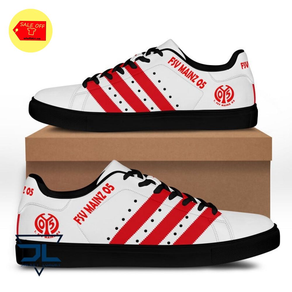 Ideafootwear FSV Mainz 05 Skate Stan Shoes Sneakes For Men And Women