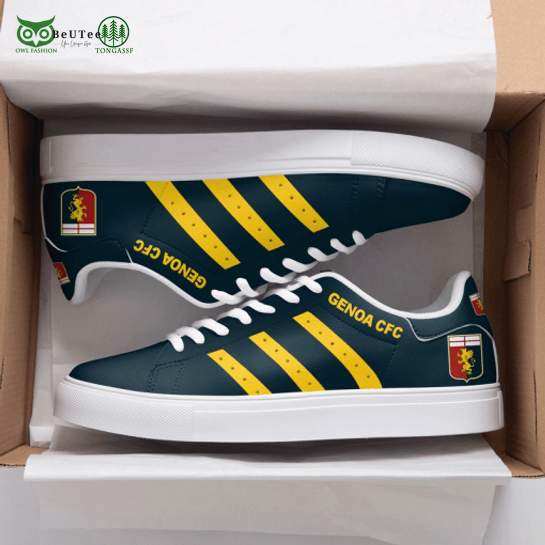 Ideafootwear Genoa C F C Skate Stan Shoes Sneakes For Men And Women