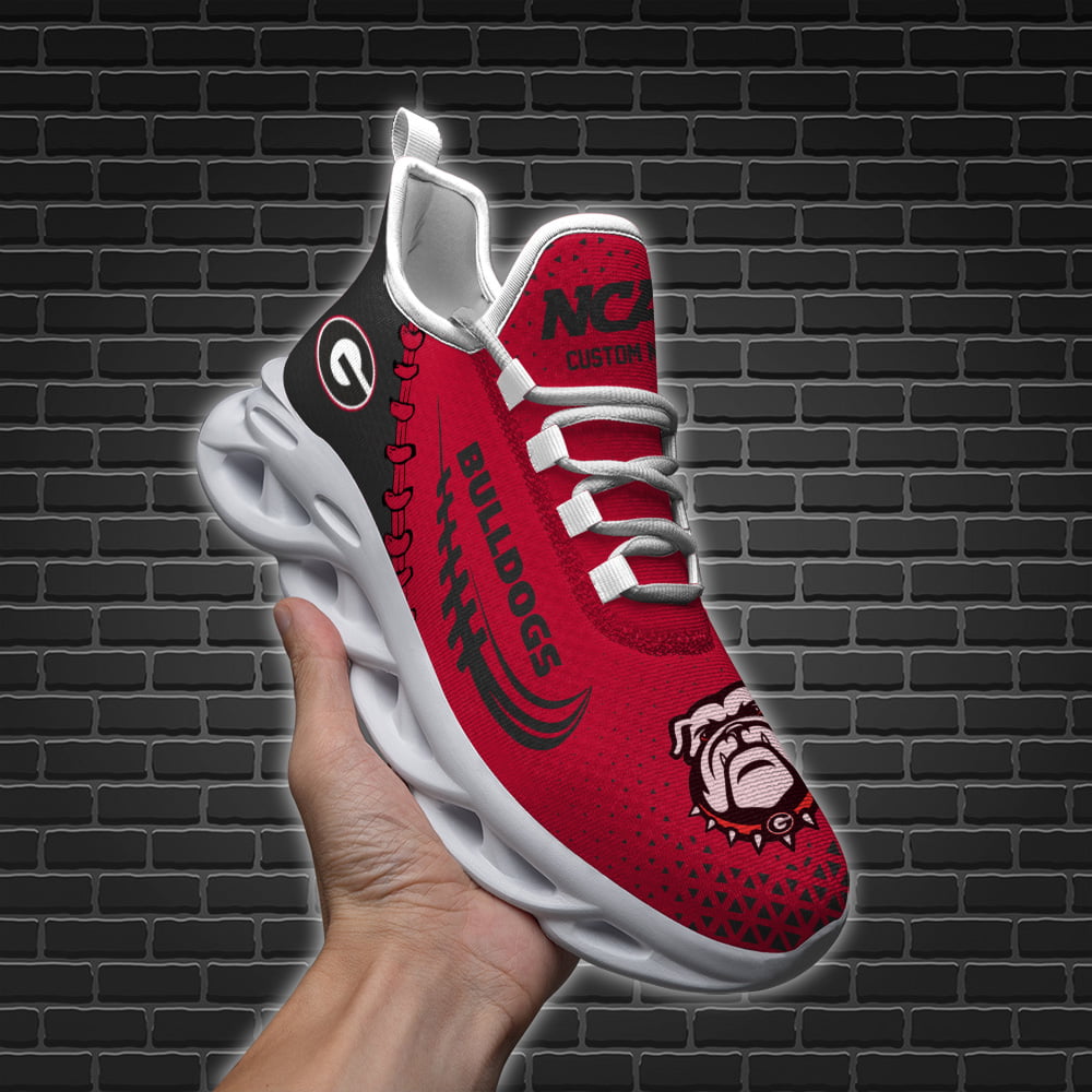Ideafootwear Georgia Bulldogs NCAA Max Soul Shoes Sneakers For Men And Women