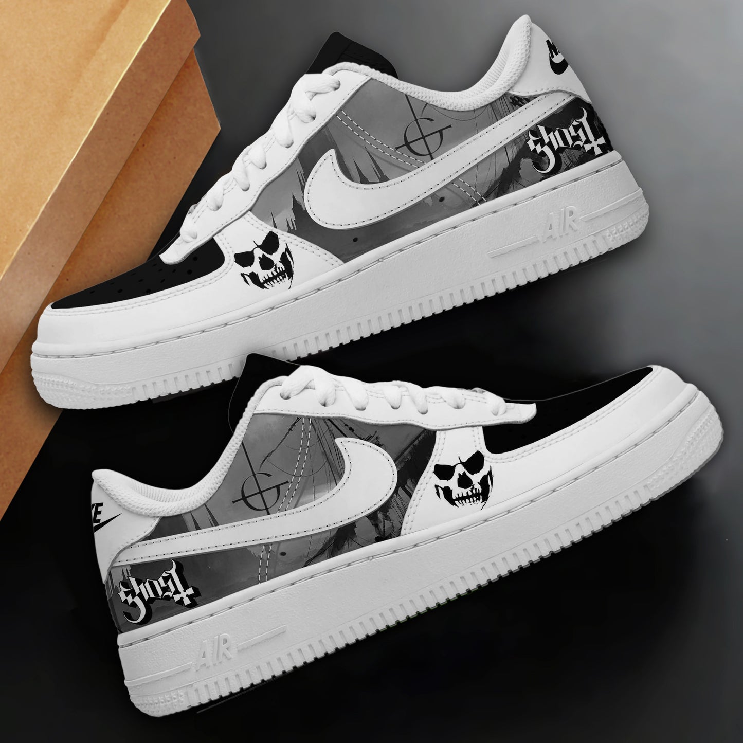 Ideafootwear Ghost Air Low-Top Sneakers Shoes For Men And Women