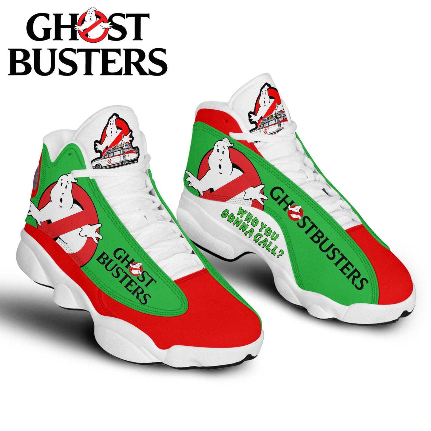 Ideafootwear Ghostbusters AJ13 Sneakers Shoes For Men And Women