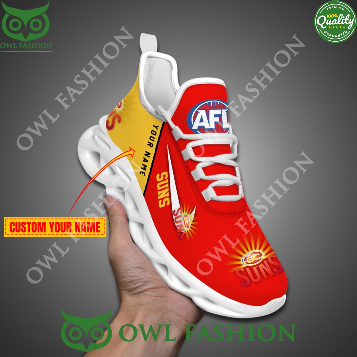 Ideafootwear Gold Coast Suns Max Soul Shoes Sneakers For Men And Women