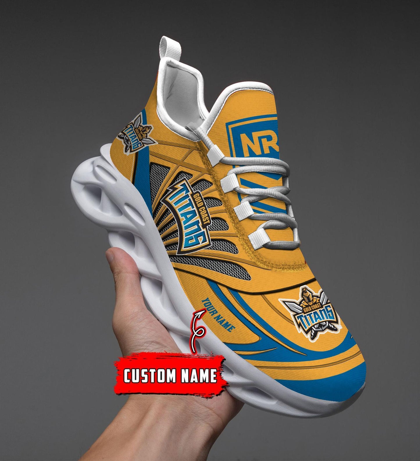 Ideafootwear Gold Coast Titans Max Soul Shoes Sneakers For Men And Women