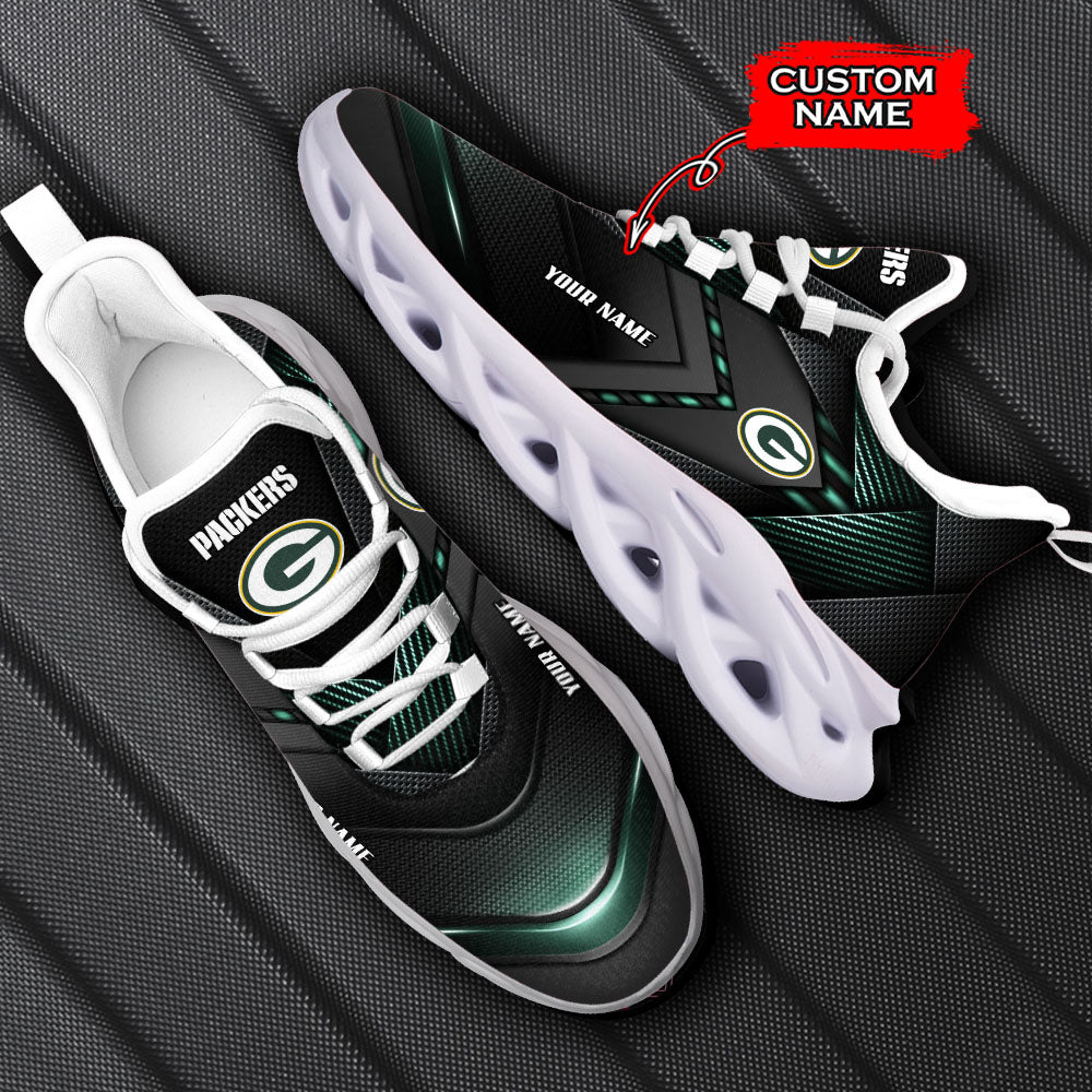 Ideafootwear Green Bay Packers NFL Max Soul Shoes Sneakers For Men And Women