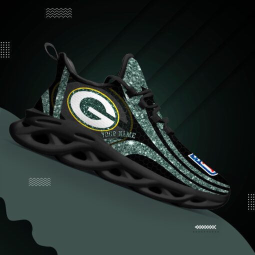 Ideafootwear Green Bay Packers NFL Max Soul Shoes Sneakers For Men And Women