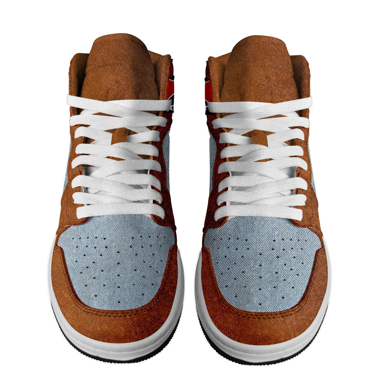 Ideafootwear Hank Williams Jr AJ1 High Sneakers Shoes For Men And Women