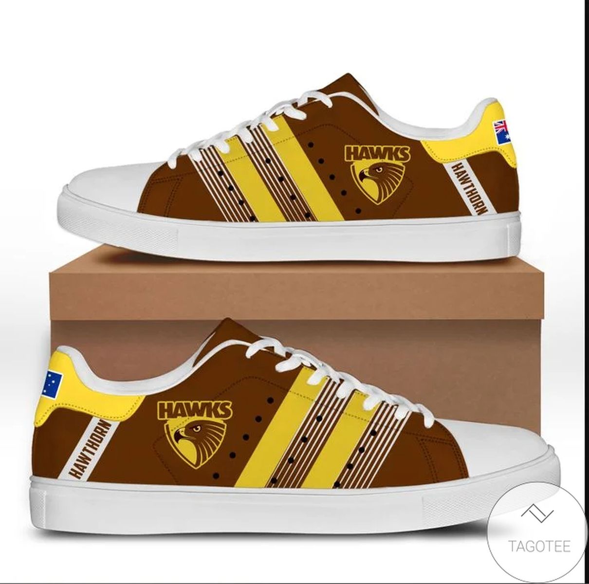 Ideafootwear Hawthorn Hawks Skate Stan Shoes Sneakes For Men And Women