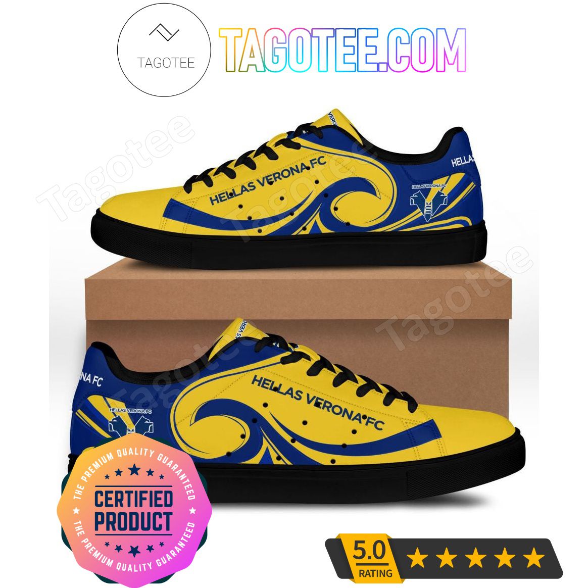 Ideafootwear Hellas Verona FC Skate Stan Shoes Sneakes For Men And Women