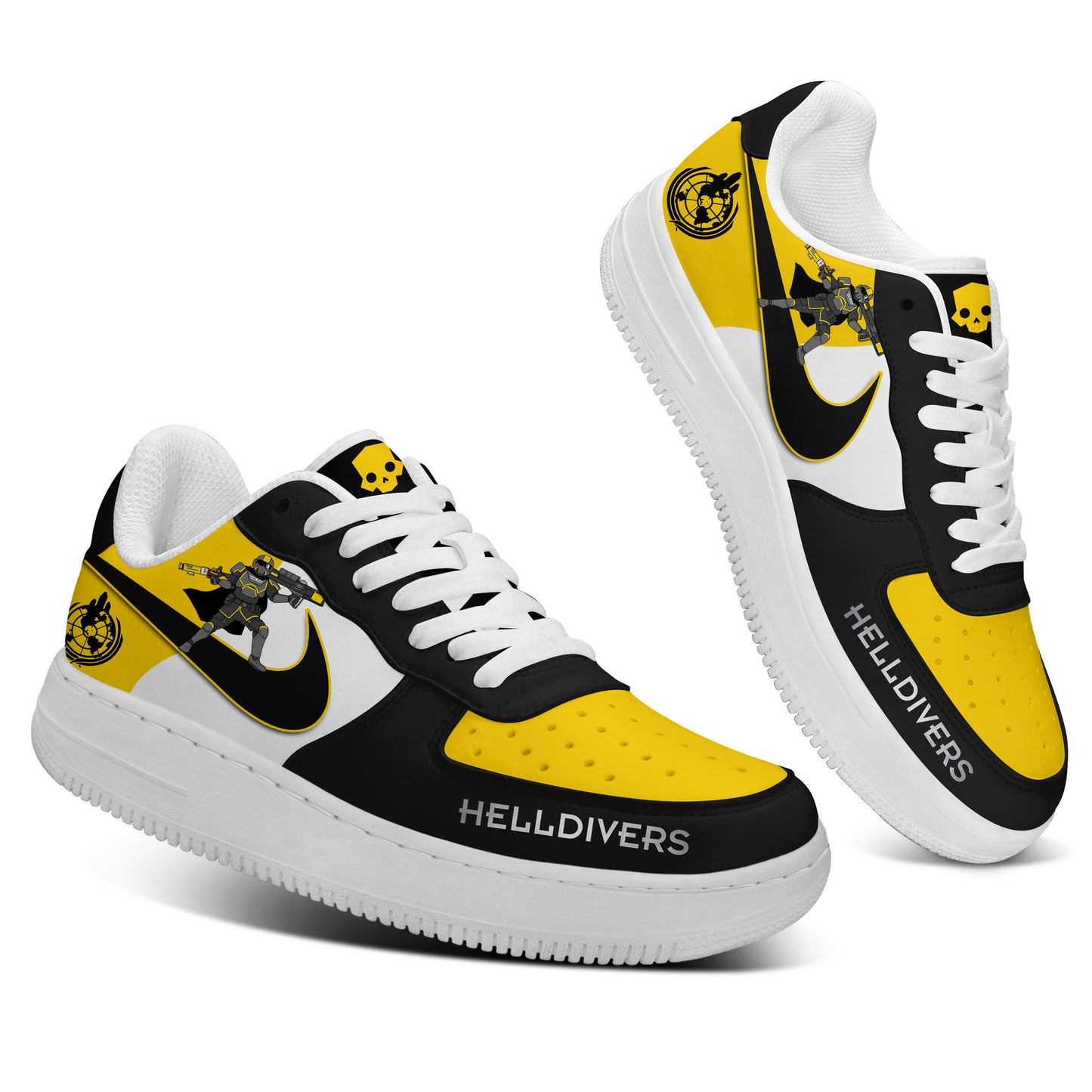 Ideafootwear Helldivers Air Low-Top Sneakers Shoes For Men And Women