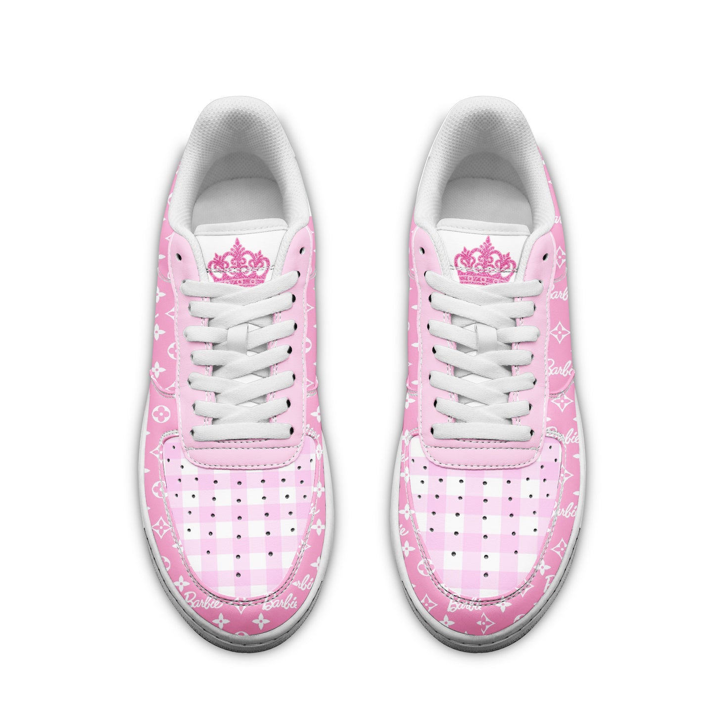 Ideafootwear Hi Barbie Air Low-Top Sneakers Shoes For Men And Women