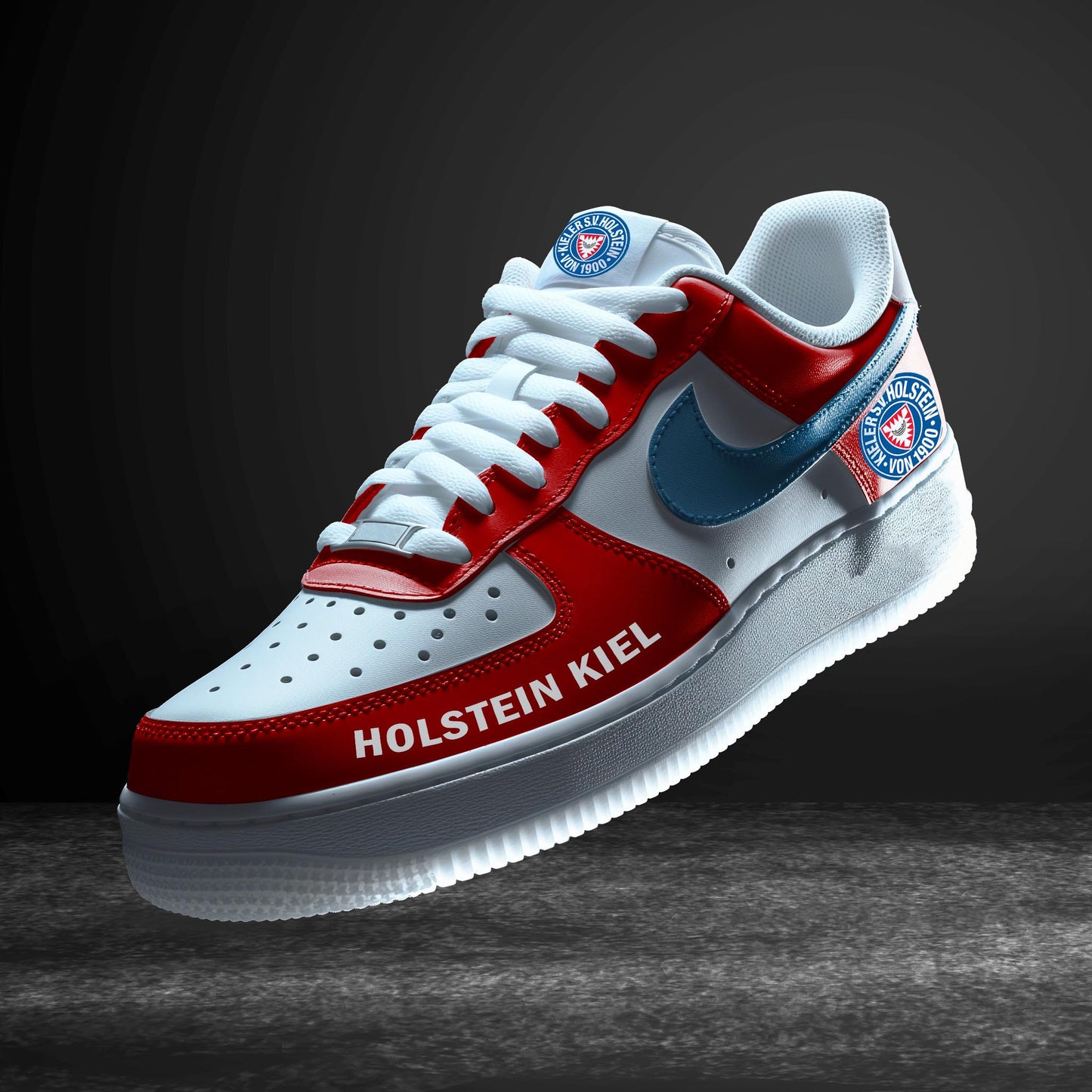 Ideafootwear Holstein Kiel Bundesliga Air Low-Top Sneakers Shoes For Men And Women