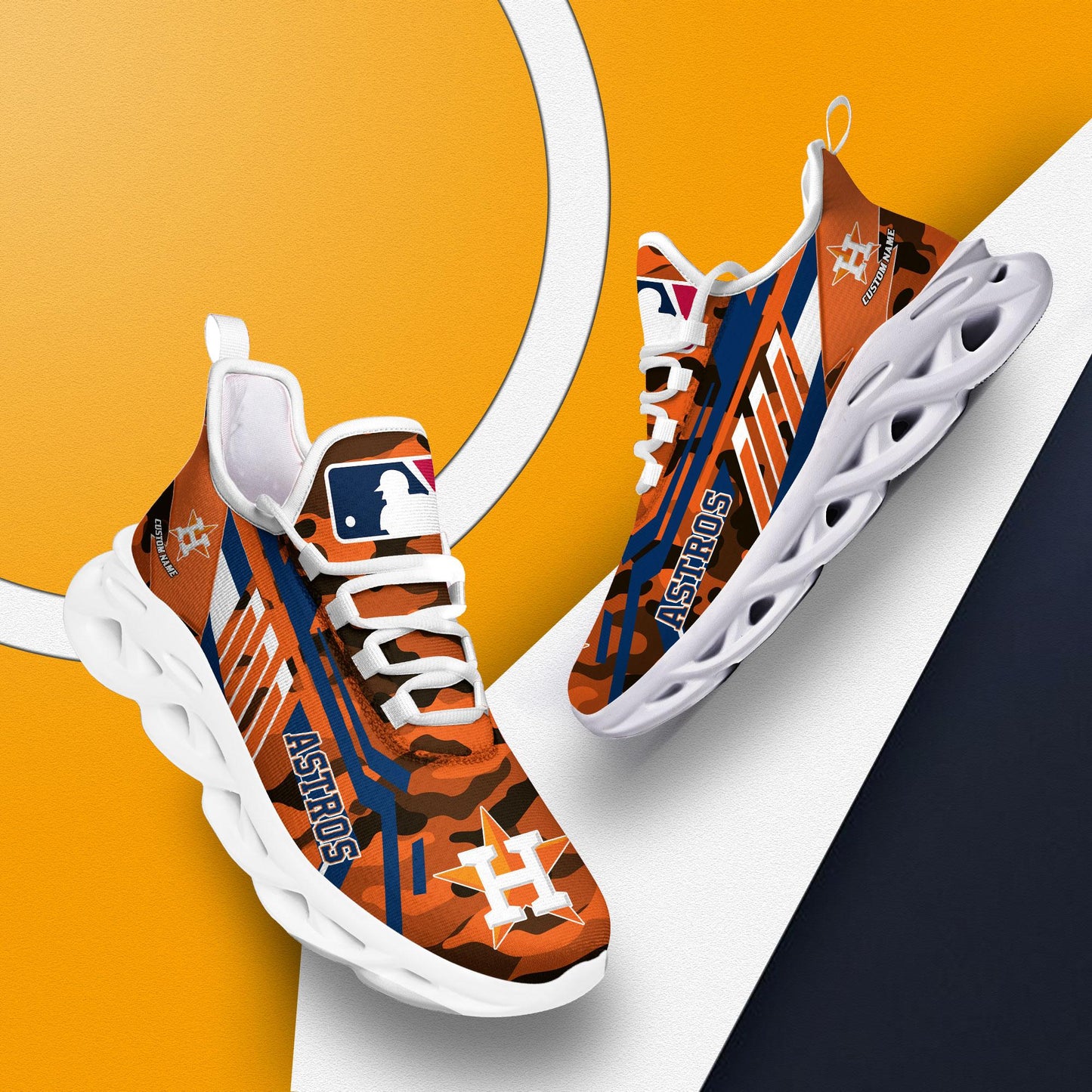 Ideafootwear Houston Astros Max Soul Shoes Sneakers For Men And Women