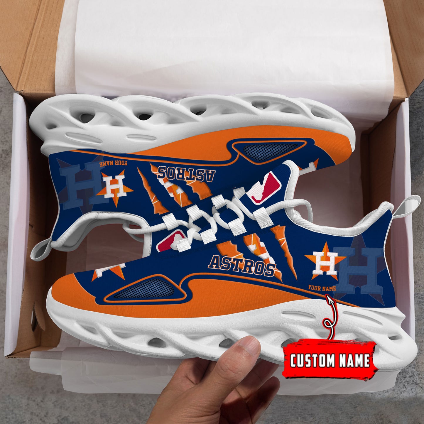 Ideafootwear Houston Astros Max Soul Shoes Sneakers For Men And Women