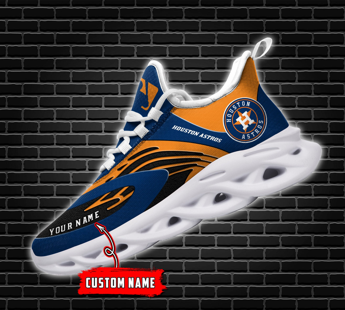 Ideafootwear Houston Astros Max Soul Shoes Sneakers For Men And Women