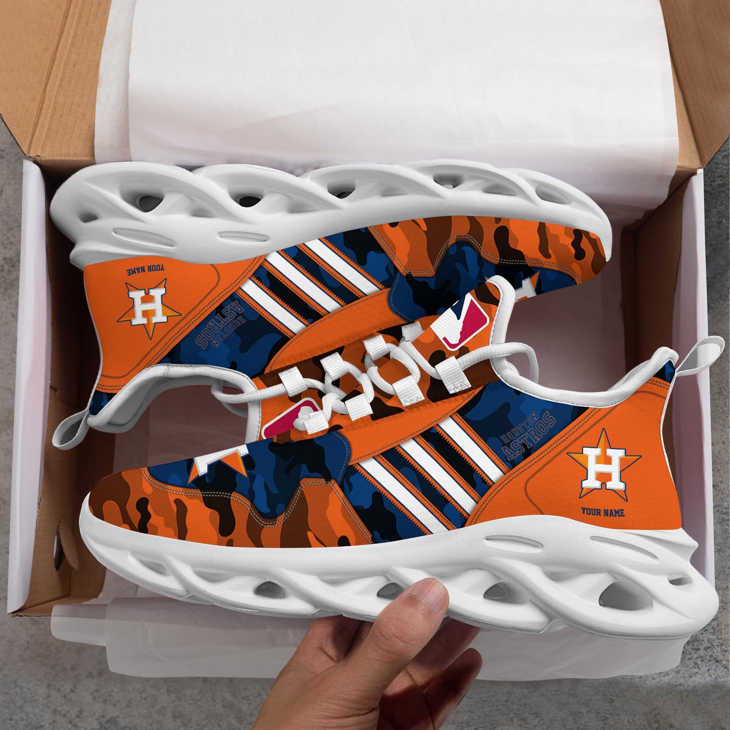Ideafootwear Houston Astros Max Soul Shoes Sneakers For Men And Women