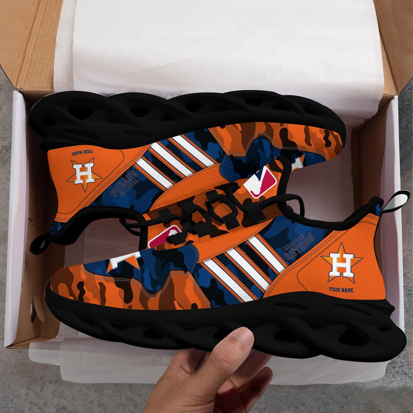 Ideafootwear Houston Astros Max Soul Shoes Sneakers For Men And Women