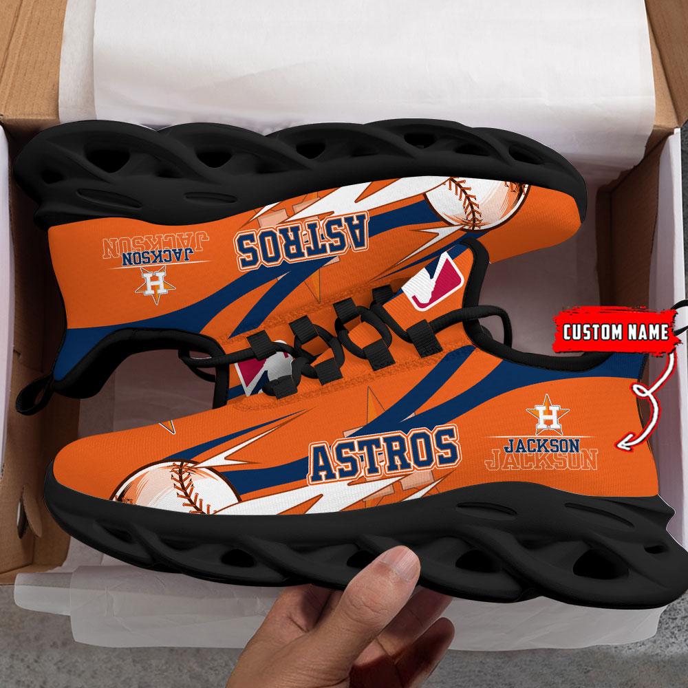 Ideafootwear Houston Astros Max Soul Shoes Sneakers For Men And Women