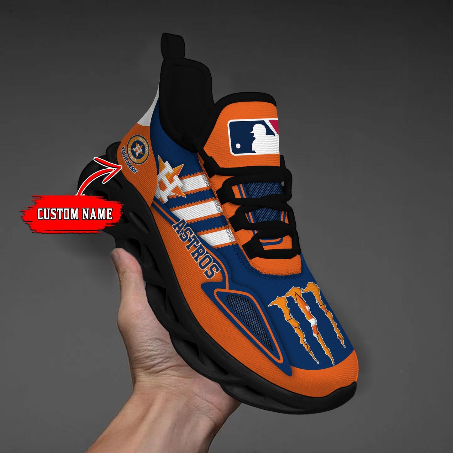 Ideafootwear Houston Astros Max Soul Shoes Sneakers For Men And Women