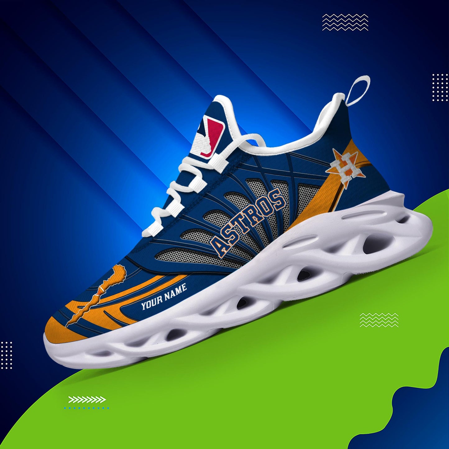 Ideafootwear Houston Astros Max Soul Shoes Sneakers For Men And Women