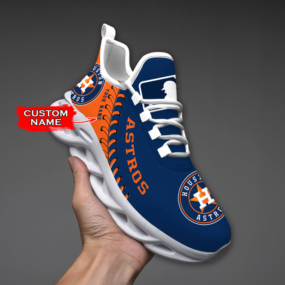 Ideafootwear Houston Astros MLB Max Soul Shoes Sneakers For Men And Women