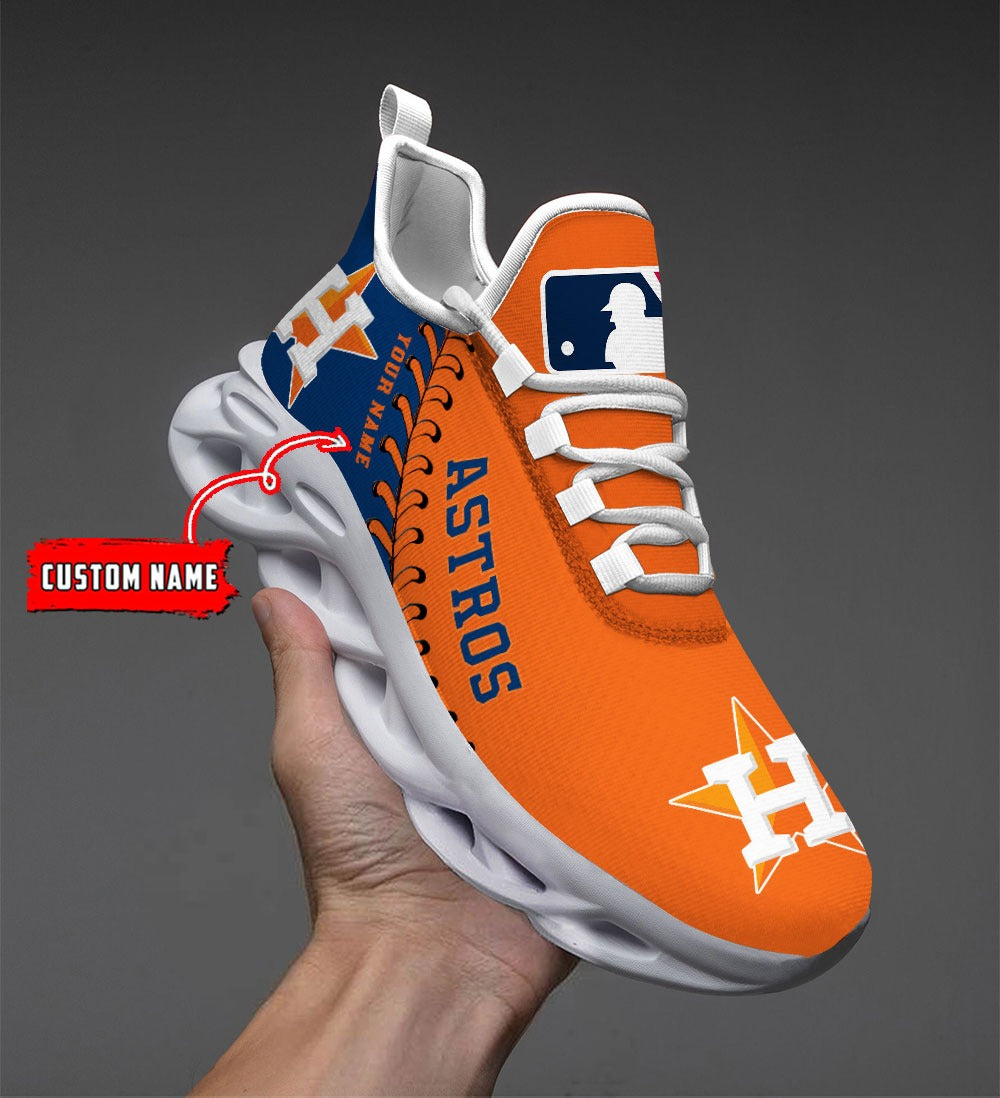 Ideafootwear Houston Astros MLB Max Soul Shoes Sneakers For Men And Women