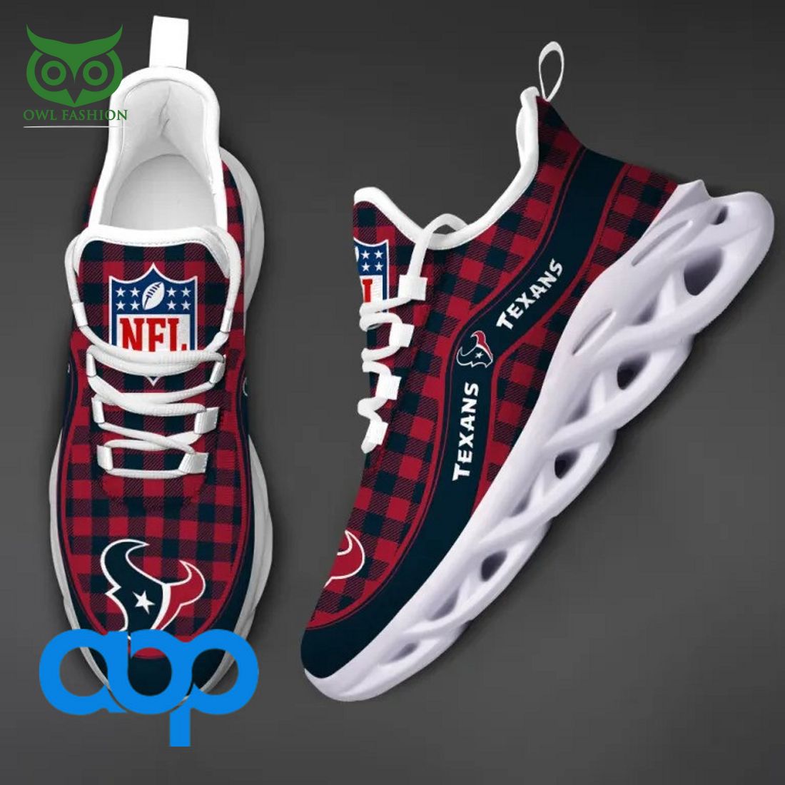 Ideafootwear Houston Texans Max Soul Shoes Sneakers For Men And Women
