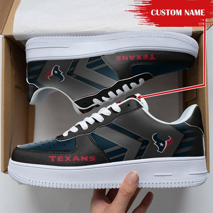 Ideafootwear Houston Texans NFL Air Low-Top Sneakers Shoes For Men And Women