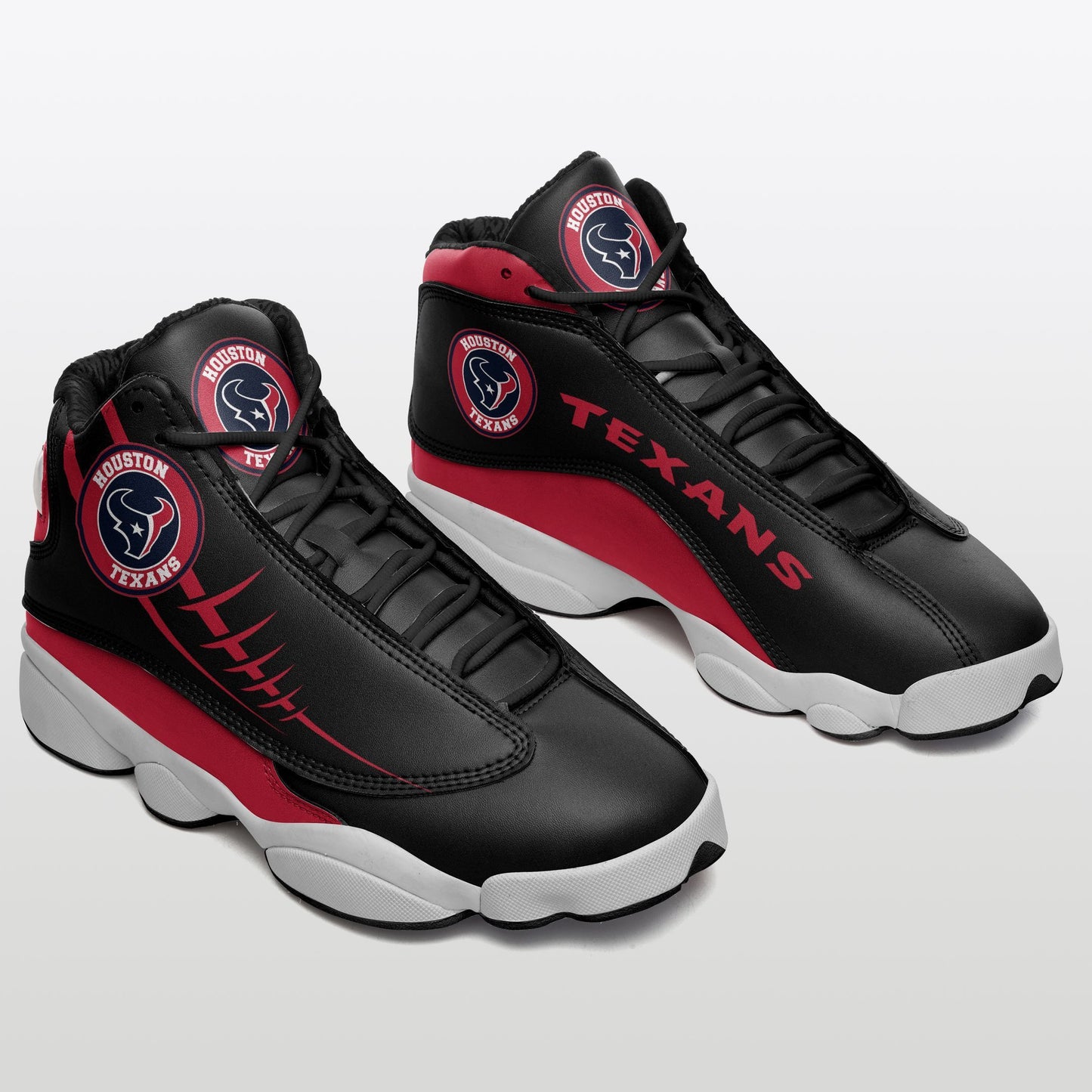 Ideafootwear Houston Texans NFL AJ13 Sneakers Shoes For Men And Women