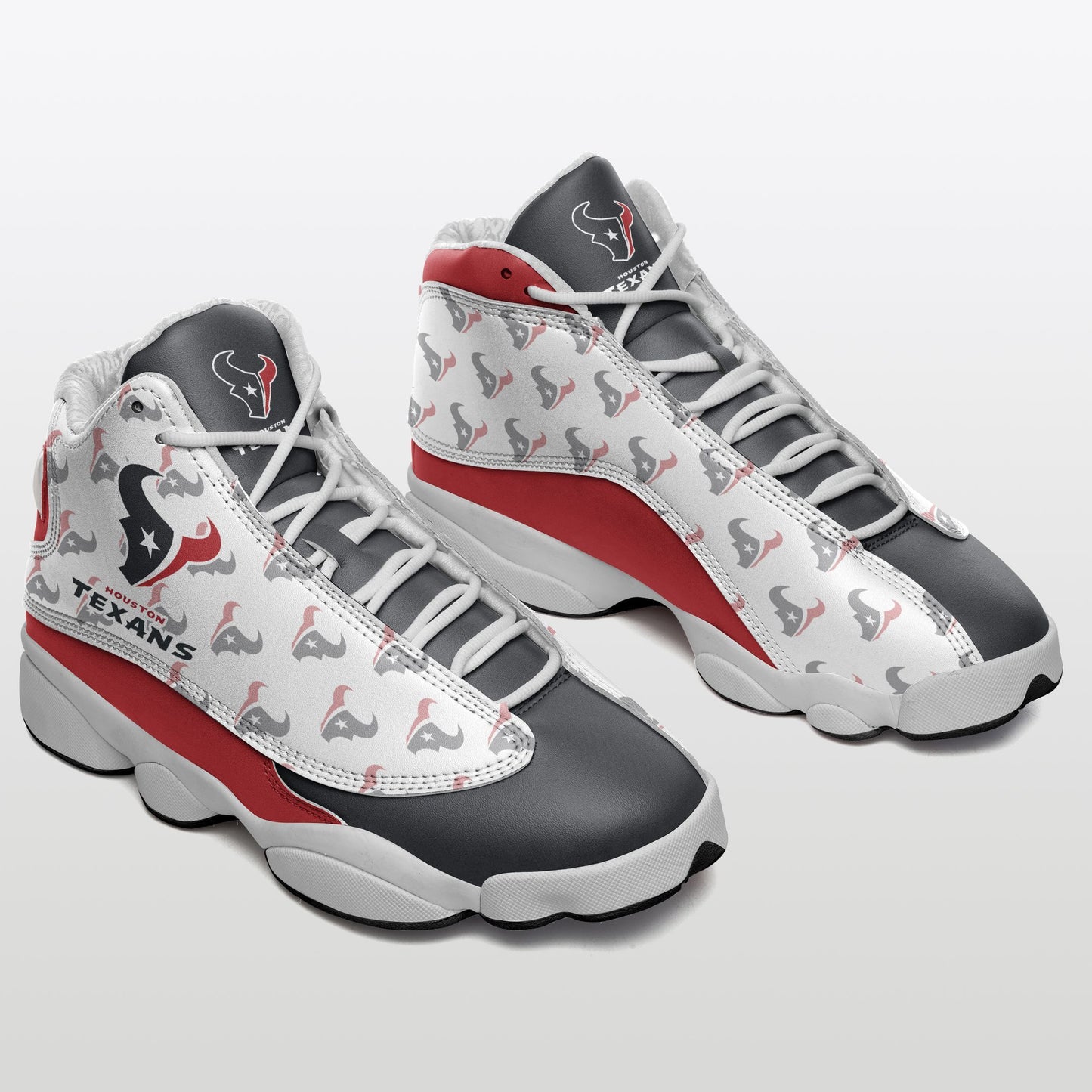 Ideafootwear Houston Texans NFL AJ13 Sneakers Shoes For Men And Women