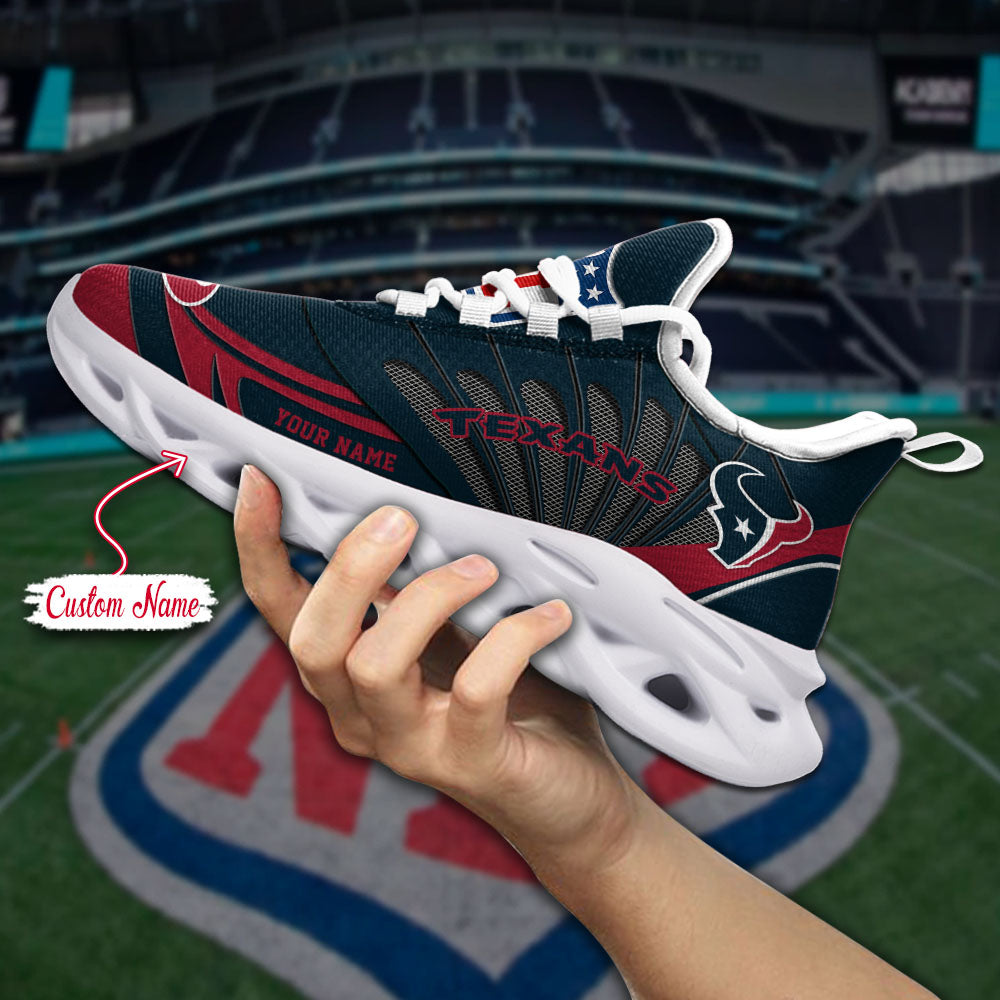 Ideafootwear Houston Texans NFL Max Soul Shoes Sneakers For Men And Women