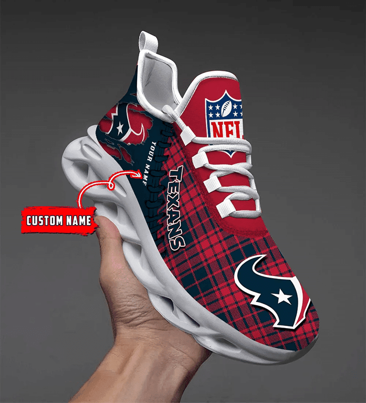 Ideafootwear Houston Texans NFL Max Soul Shoes Sneakers For Men And Women