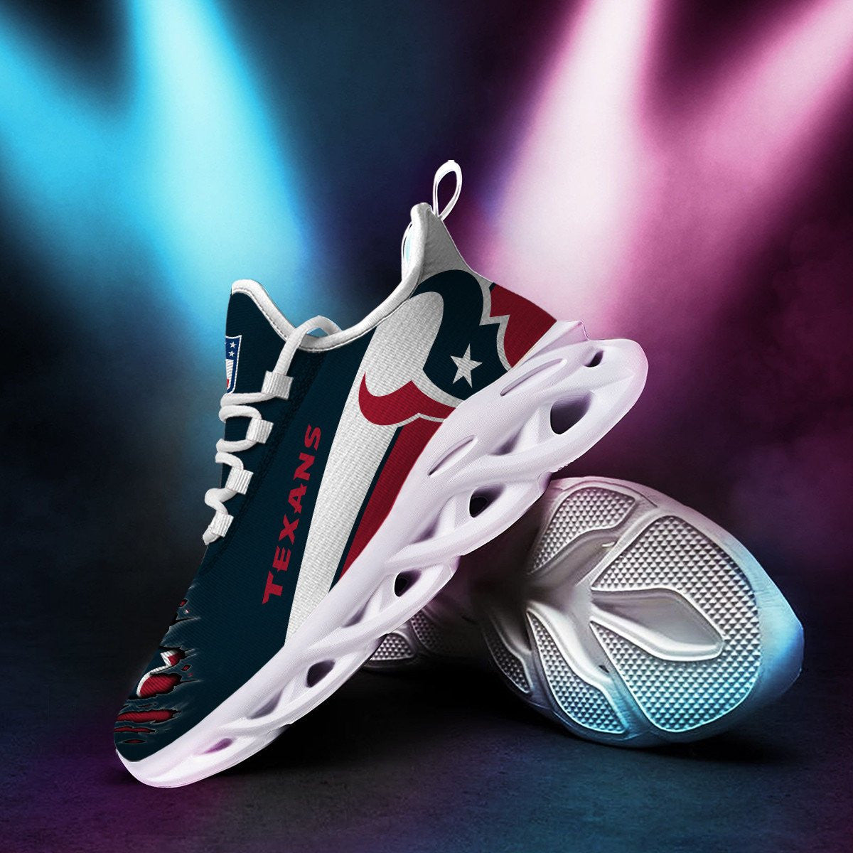 Ideafootwear Houston Texans NFL Max Soul Shoes Sneakers For Men And Women
