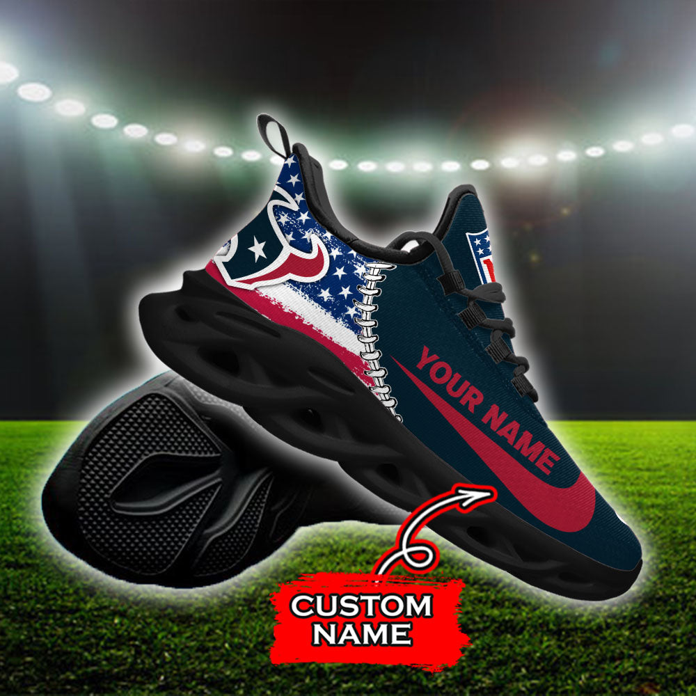 Ideafootwear Houston Texans NFL Max Soul Shoes Sneakers For Men And Women