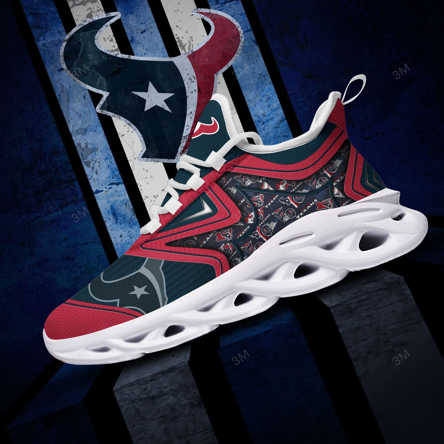 Ideafootwear Houston Texans NFL Max Soul Shoes Sneakers For Men And Women