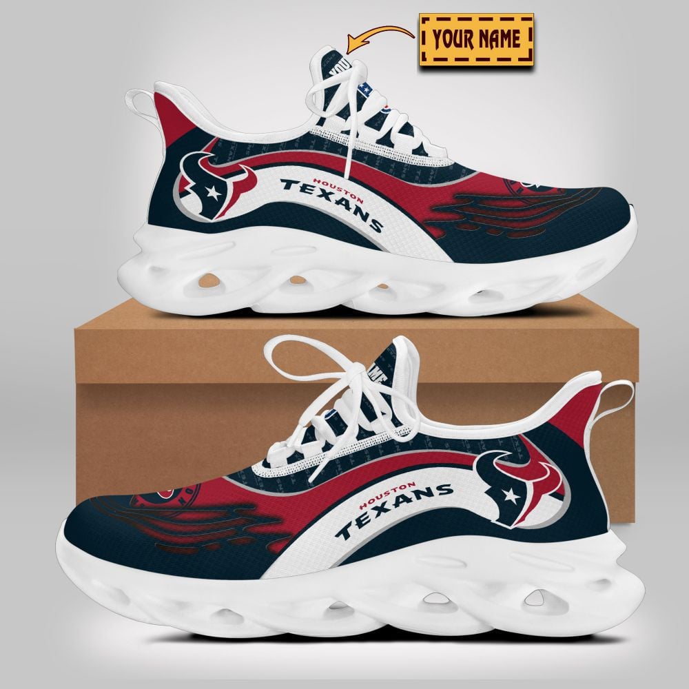 Ideafootwear Houston Texans NFL Max Soul Shoes Sneakers For Men And Women