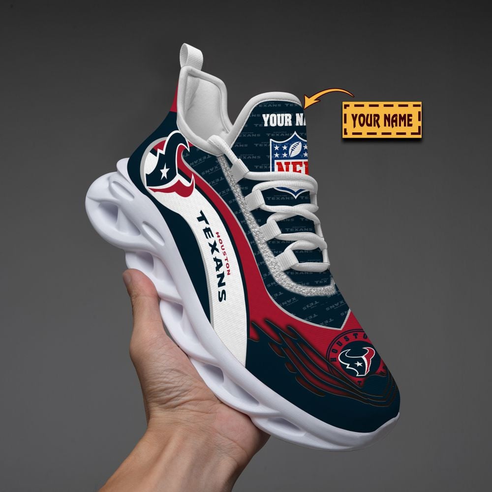 Ideafootwear Houston Texans NFL Max Soul Shoes Sneakers For Men And Women