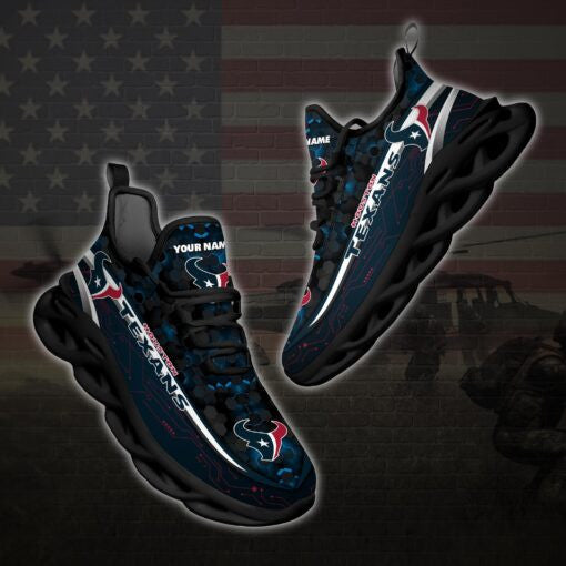 Ideafootwear Houston Texans NFL Max Soul Shoes Sneakers For Men And Women