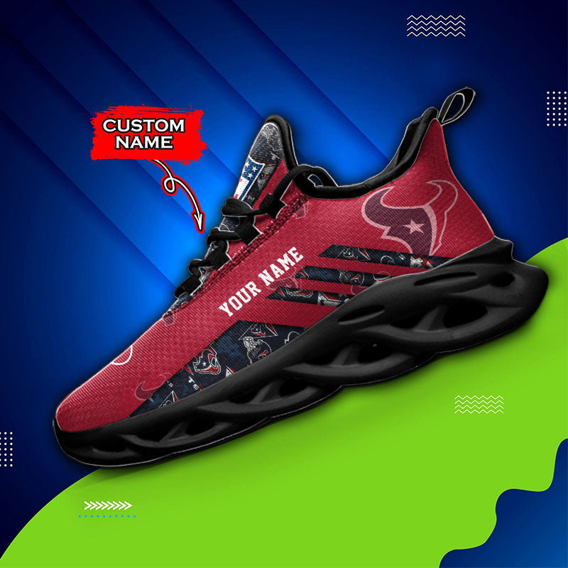 Ideafootwear Houston Texans NFL Max Soul Shoes Sneakers For Men And Women