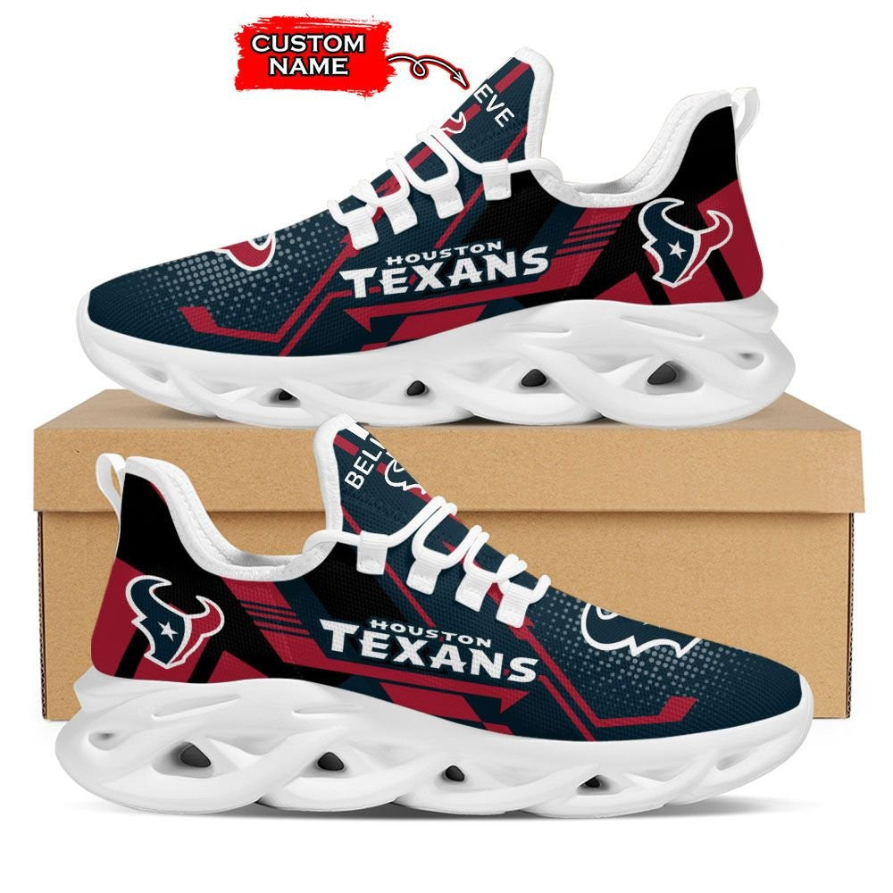 Ideafootwear Houston Texans NFL Max Soul Shoes Sneakers For Men And Women