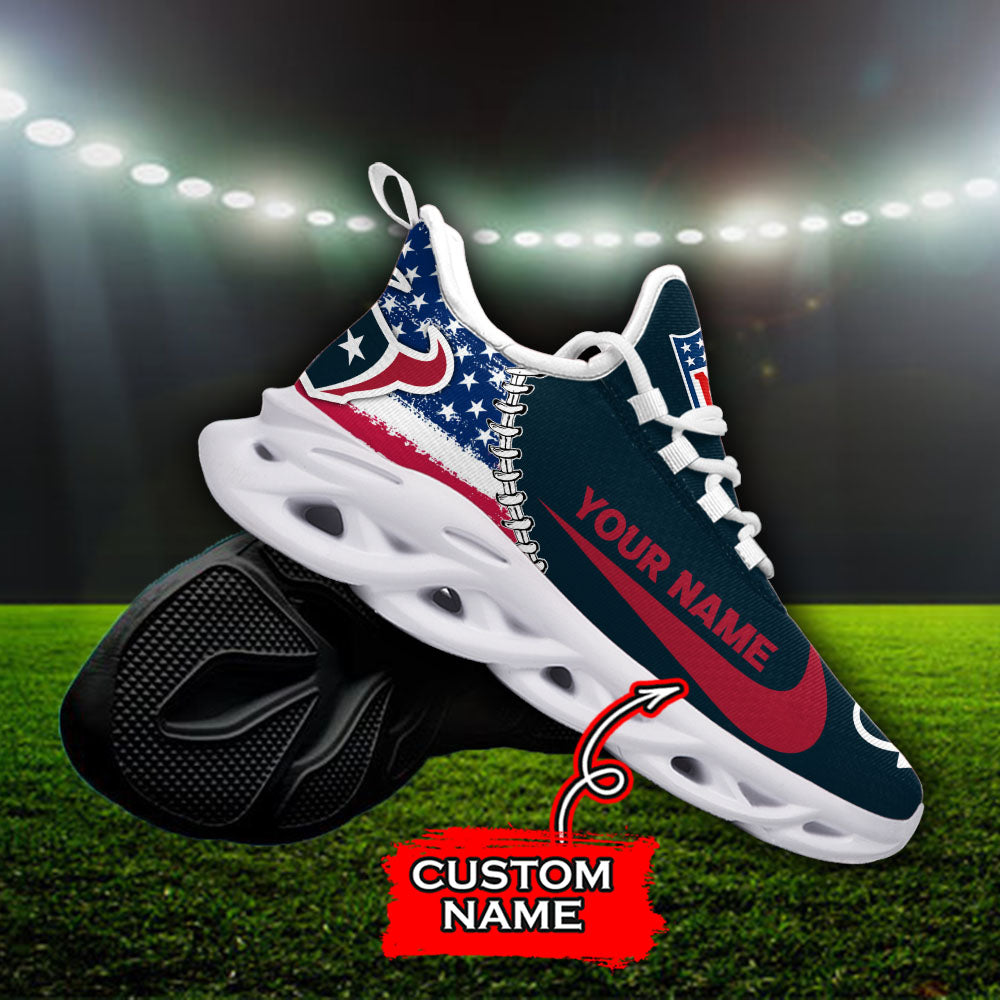 Ideafootwear Houston Texans NFL Max Soul Shoes Sneakers For Men And Women