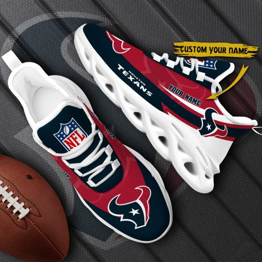 Ideafootwear Houston Texans NFL Max Soul Shoes Sneakers For Men And Women
